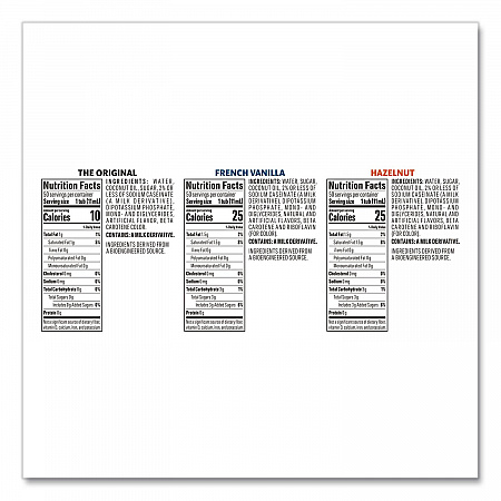 Liquid Coffee Creamer, Assorted Flavors, 0.38 oz Mini Cups, 150/Carton (46193CT)