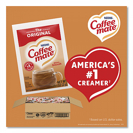 Powdered Creamer Packets, Original, 0.1 oz Packet, 1,000/Carton (30022)