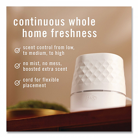 Plug Scent Booster Oil Diffuser, 4.44 x 5.43 x 4.25, White (14637)