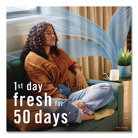 Plug Scent Booster Oil Diffuser, 4.44 x 5.43 x 4.25, White (14637)