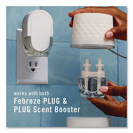 Plug Scent Booster Oil Diffuser, 4.44 x 5.43 x 4.25, White (14637)