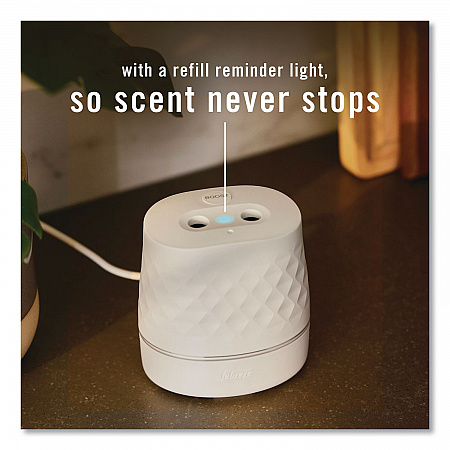Plug Scent Booster Oil Diffuser, 4.44 x 5.43 x 4.25, White (14637)