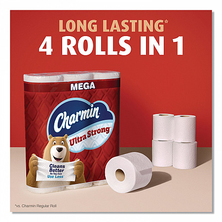 Ultra Strong Bathroom Tissue, Septic Safe, 2-Ply, White, 220 Sheets/Roll, 12 Rolls/Pack (32173)