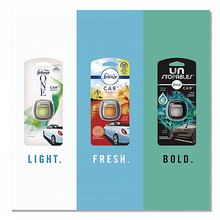 CAR Air Freshener, Linen and Sky, 2 mL, 2/Pack (811131)