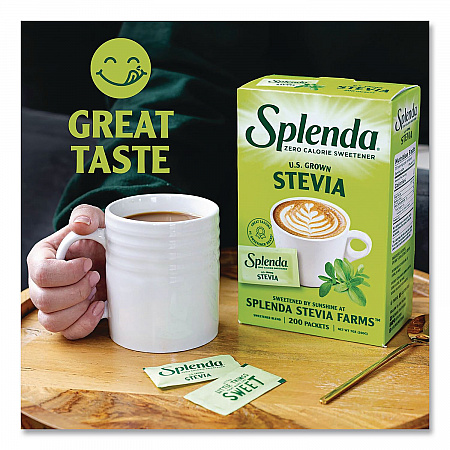 Stevia Sweetener Packet, 0.04 oz, 200/Box (HFP00612)
