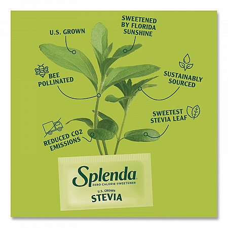 Stevia Sweetener Packet, 0.04 oz, 200/Box (HFP00612)