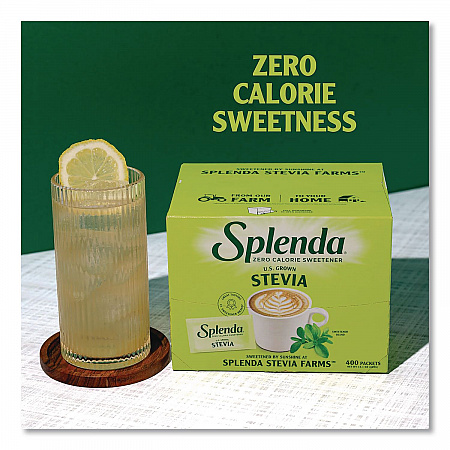 Stevia Sweetener Packet, 0.04 oz, 400/Box (HFP00613)