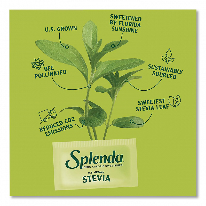 Stevia Sweetener Packet, 0.04 oz, 400/Box (HFP00613)