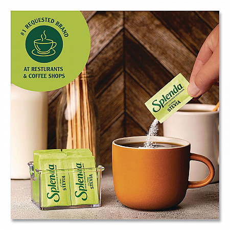 Stevia Sweetener Pack, 0.04 oz, 1,000/Carton (HFP00615)