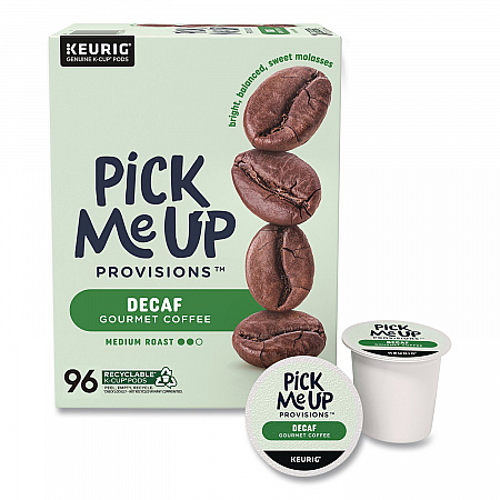 Decaf Coffee K-Cups, Medium Roast, 96/Carton (PM62435CT)