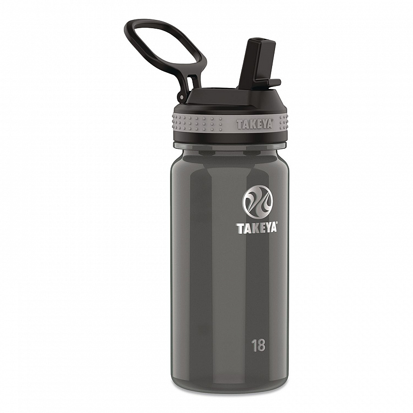 Tritan Plastic Water Bottle, 18 oz, 1 Royal Bottle, 1 Black Bottle, 2/Pack (51464)
