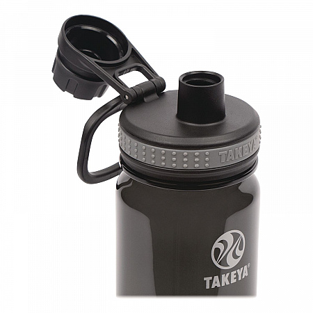 Tritan Plastic Water Bottle, 18 oz, 1 Royal Bottle, 1 Black Bottle, 2/Pack (51464)