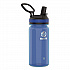 Tritan Plastic Water Bottle, 18 oz, 1 Royal Bottle, 1 Black Bottle, 2/Pack (51464)