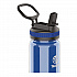 Tritan Plastic Water Bottle, 18 oz, 1 Royal Bottle, 1 Black Bottle, 2/Pack (51464)