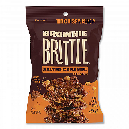 Salted Caramel Brownie Snack, 2 oz Bag, 24/Carton (SGB01132)