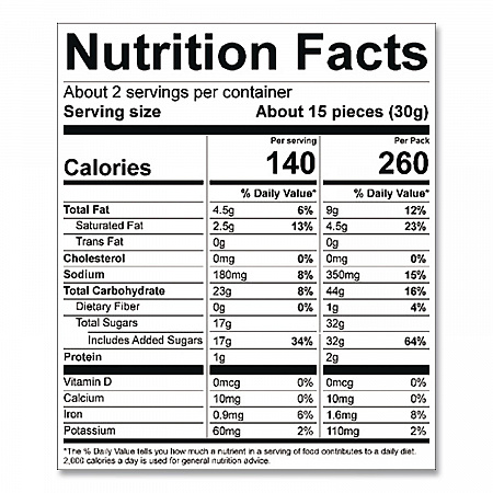 Salted Caramel Brownie Snack, 2 oz Bag, 24/Carton (SGB01132)