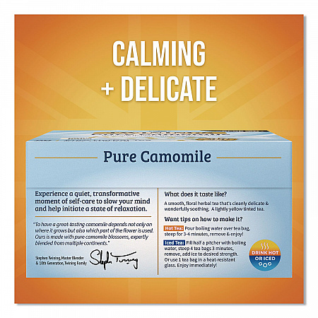 Tea Bags, Pure Camomile, 0.05 oz Tea Bag, 50/Box (TNA53651)
