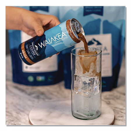 Hawaiian Volcanic Cold Brew Coffee, Mauna Mocha, 11 oz Can, 12/Carton (NOV00627)