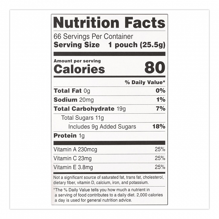 Mixed Fruit Snacks Club Size, 0.8 oz Packet, 66/Box (24328406)