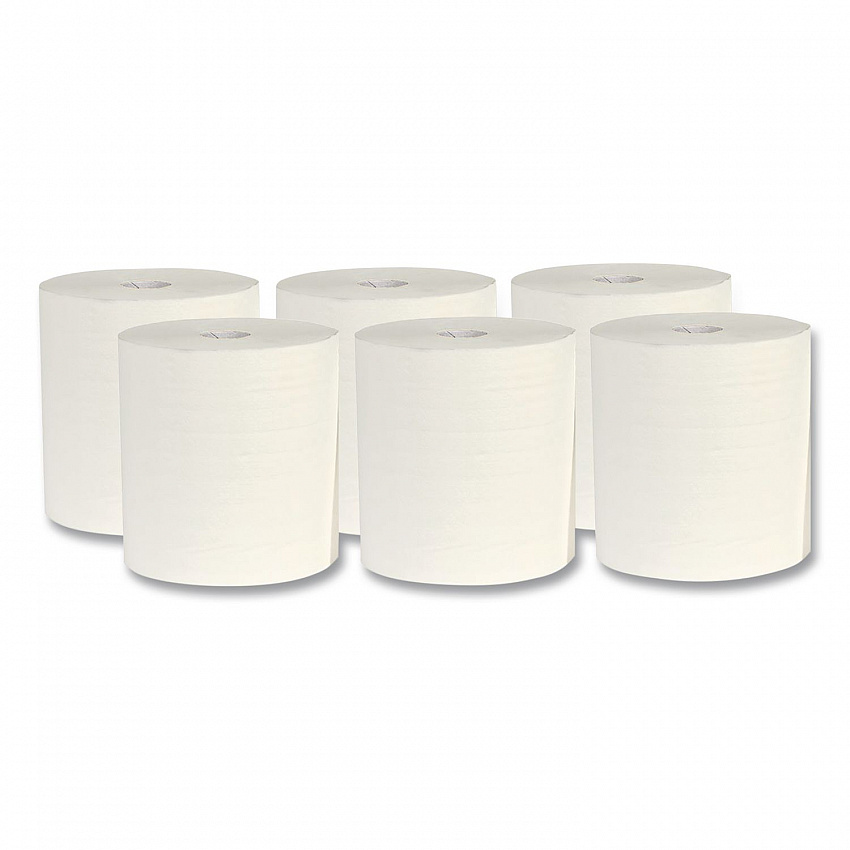 Center-Pull Paper Towels, 2-Ply, 11.75 x 7.68, White, 6 Rolls/Carton (C700)