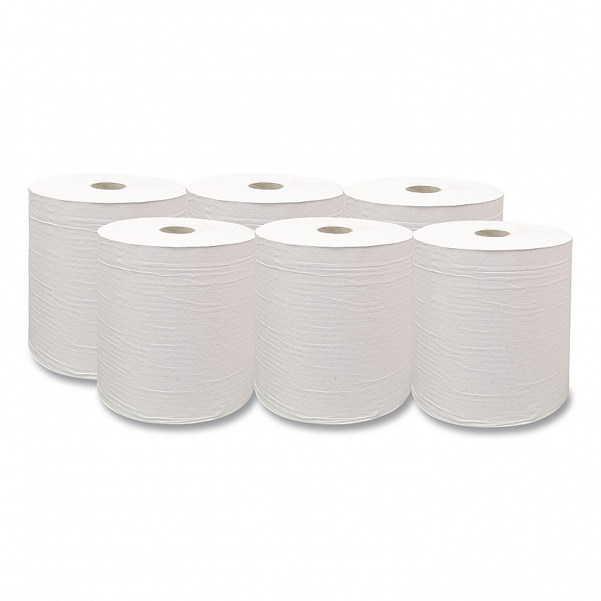 Hardwound Paper Towels, 1-Ply, 7.87" x 800 ft, White, 6/Carton (W80206)