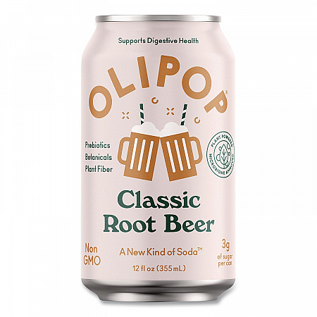 Prebiotic Soda, Root Beer, 12 oz Can, 12/Carton (ICO70288)