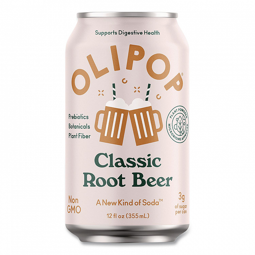 Prebiotic Soda, Root Beer, 12 oz Can, 12/Carton (ICO70288)