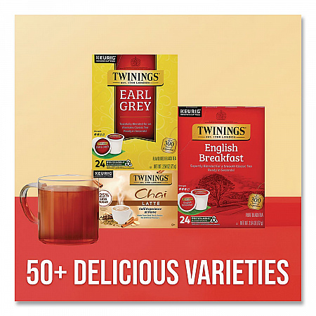 Tea K-Cups, Earl Grey, 0.11 oz K-Cups, 24/Box (85783)