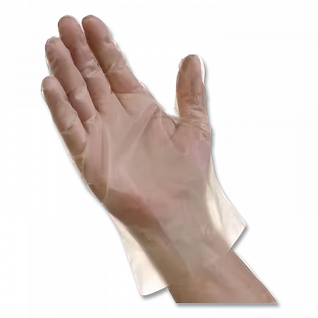 EconoFit Plus Polyethylene Gloves, Powder-Free, Large, Clear, 200/Box, 10 Boxes/Carton (EFLG2000)
