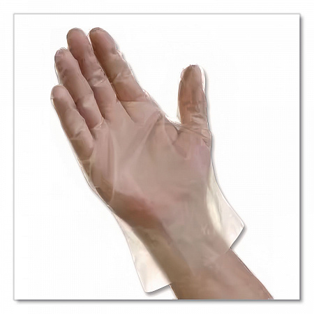 EconoFit Plus Polyethylene Gloves, Powder-Free, Medium, Clear, 200/Box, 10 Boxes/Carton (EFMD2000)