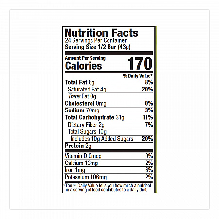 Oatmeal Bars, Cranberry Orange, 3 oz Individually Wrapped, 12/Box (00049)