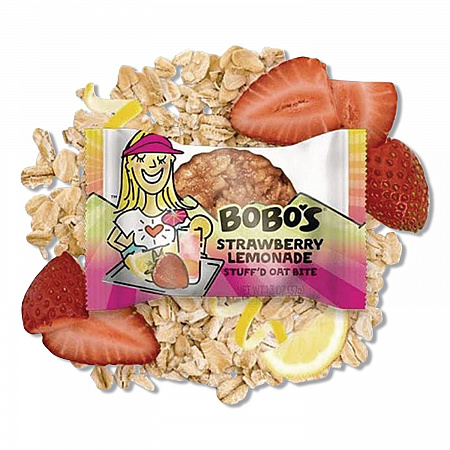 Stuff'd Oatmeal Bites, Strawberry Lemonade, 1.3 oz Individually Wrapped, 10/Box (BBO00543)