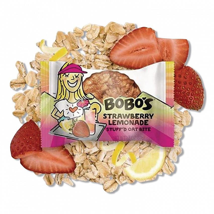 Stuff'd Oatmeal Bites, Strawberry Lemonade, 1.3 oz Individually Wrapped, 10/Box (BBO00543)