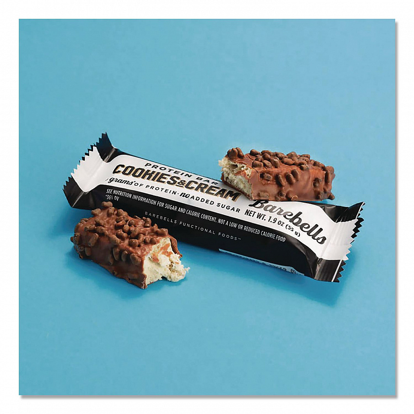 Cookies and Cream Protein Bars, 1.9 oz Individually Wrapped, 12/Box (VTN42964)