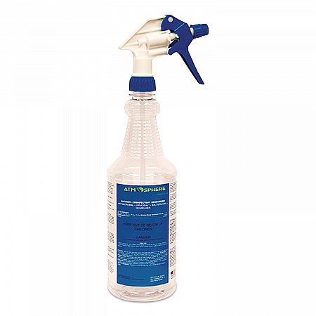 Empty Spray Bottle, 32 oz, Clear, 12/Carton (B3PATMSB12)