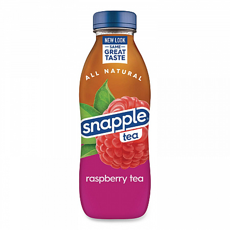 Flavored Tea, Raspberry, 16 oz Bottle, 24/Carton (CAD00775)