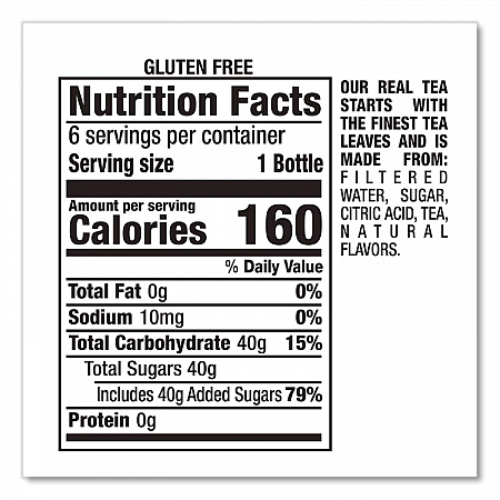 Flavored Tea, Raspberry, 16 oz Bottle, 24/Carton (CAD00775)