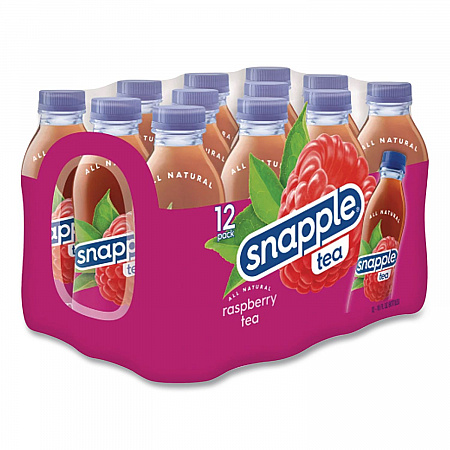 Flavored Tea, Raspberry, 16 oz Bottle, 24/Carton (CAD00775)