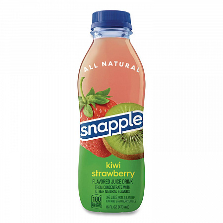 Flavored Juice Drink, Strawberry Kiwi, 16 oz Bottle, 24/Carton (CAD00776)