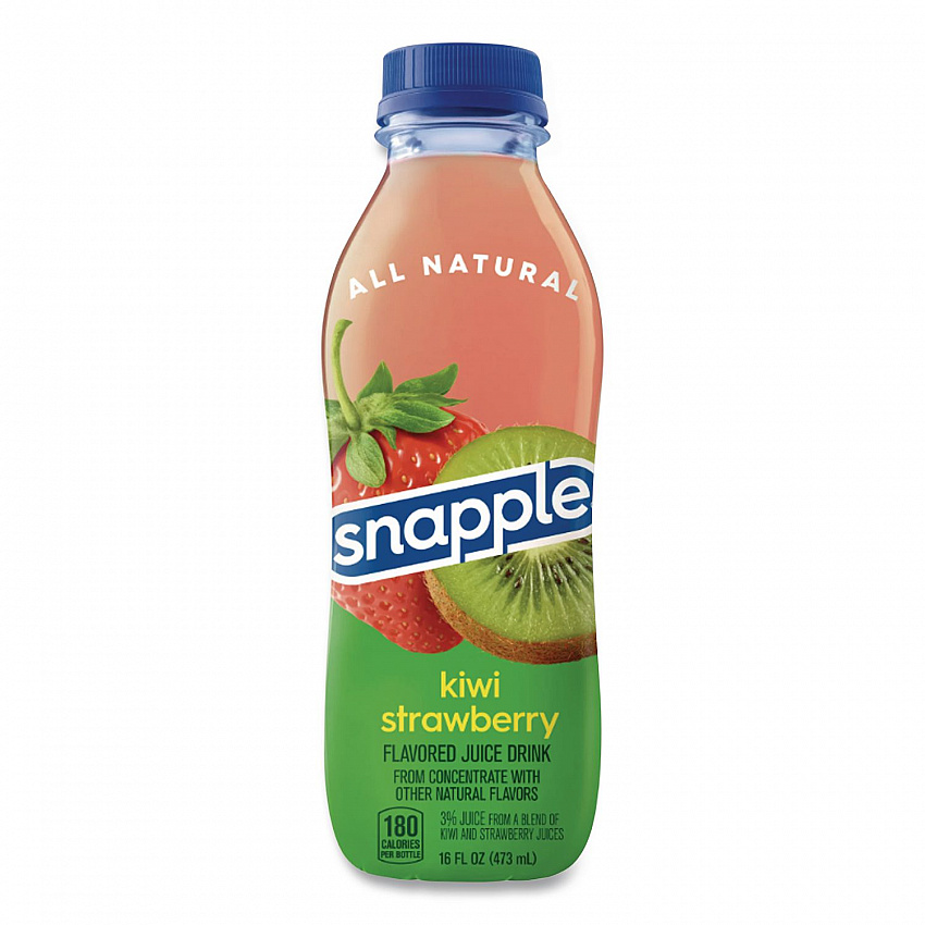 Flavored Juice Drink, Strawberry Kiwi, 16 oz Bottle, 24/Carton (CAD00776)