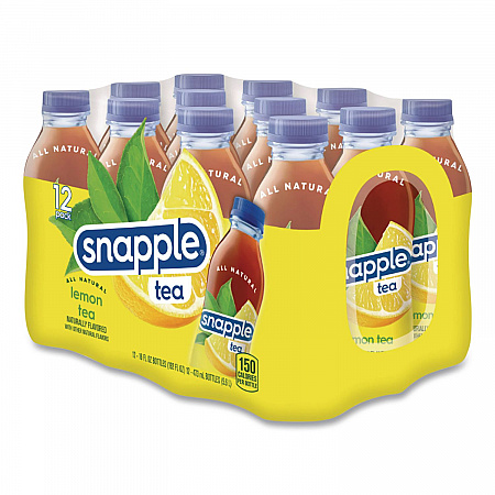 Flavored Tea, Lemon, 16 oz Bottle, 24/Carton (CAD00786)