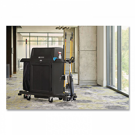 Locking Door Kit, for Rubbermaid Commercial 2202581/2202527/2202585, Resin, Black (2202525)