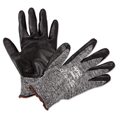 AnsellPro HyFlex Foam Gloves, Dark Gray/Black, Size 9, 12 Pairs (118019)