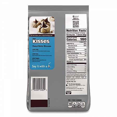 KISSES Milk Chocolate Candy, Party Pack, 35.8 oz Bag (HEC13480)
