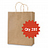 Get Reddi Paper Bags, Mega Size, 70# Basis Weight, Twisted Rope Handles, 18 x 7 x 18.75, Brown, 200/Carton (KRFTW18719)