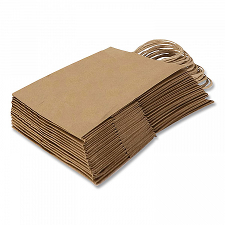 Get Reddi Paper Bags, Mega Size, 70# Basis Weight, Twisted Rope Handles, 18 x 7 x 18.75, Brown, 200/Carton (KRFTW18719)