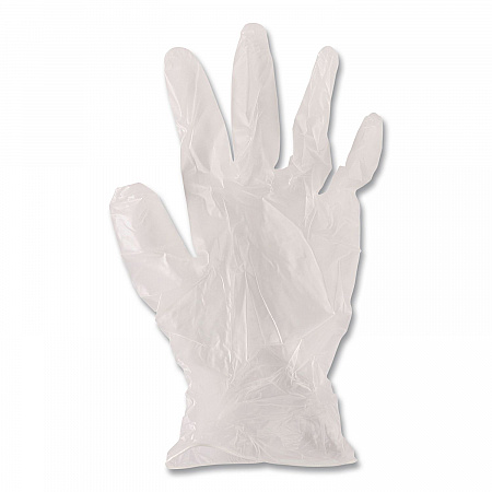 V5101 Series Latex-Free Lightly Powdered Vinyl Gloves, Medium, 3 mil Thick, 9