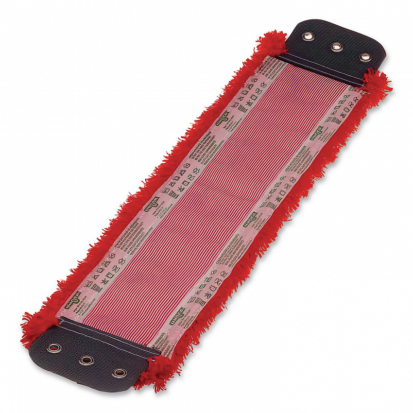 SmartColor MicroMop 15.0, Microfiber, Heavy-Duty, 16 x 5, Red, 5/Pack (MM40RPK)