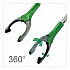 Nifty Nabber Trigger-Grip Extension Arm, 3 ft, Silver/Green (NT090)