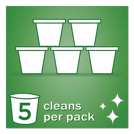 CleanCup Coffee Pod Brewer Cleaning Cups, 0.25 oz Cup, 5/Pack (70135)